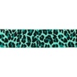 [522R-32994] [522R] Elastický Pásek Potisk Panter (Mátově Zelená)