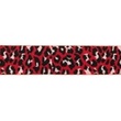 [522R-32995] [522R] Elastický Pásek Potisk Panter (Červená)