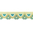 [527R-33072] [527R] Goldband Diamond (Aqua)