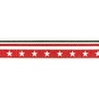 [539R-33215] [539R] Vázací Stuha Hvězda (Červená)