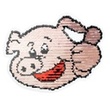 [540R-33230] [540R] Parches Reversible (Cerdito)