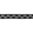 [543R-33301] [543R] Cuff / Mini Bündchen Kreuz (Grau)