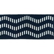 [547R-33334] [547R] Cuff / Náplety Námořní Chevron (Marine Modrá)
