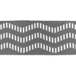 [547R-33336] [547R] Cuff / Náplety Námořní Chevron (Šedá)