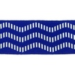 [547R-33338] [547R] Cuff / Bordo Maglia Marittimo Chevron (Cobalto)