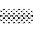 [554R-33421] [554R] Cuff / Boord Kruis (Wit)