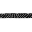 [555R-33434] [555R] Cuff / Mini Bündchen Zebra (Dunkel Grau)