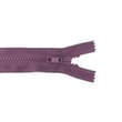 [559R-33471] [559R] Plastic Moulded Zippers 20 cm (Aubergine)