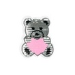 [577R-33266] [577R] Wendepailletten Applikation (Teddybär)