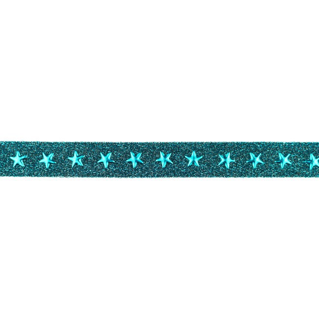 [594R] Glitter Ribbon Star