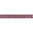 [594R-44825] [594R] Ruban Glitter Etoile (Fuchsia)