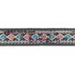 [595R-44835] [595R] Check Ribbon Sequin Trim (Pink)