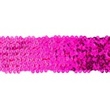 [615R-45173] [615R] Nastro Di Paillettes Elastico 55 mm (Fucsia Scuro)