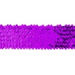 [615R-45175] [615R] Nastro Di Paillettes Elastico 55 mm (Viola)