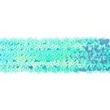 [615R-45182] [615R] Nastro Di Paillettes Elastico 55 mm (Blu Chiaro)