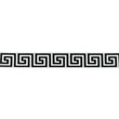 [625R-45323] [625R] Elastic Greek Pattern (White)