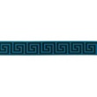 [625R-45331] [625R] Elastico Con Motivo Greco 25 mm (Petrolio)