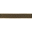 [625R-45332] [625R] Elástico Con Patrón Griego 25 mm (Choco)