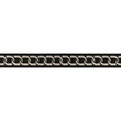 [627R-45350] [627R] Jacquard Elastica Collana (Nero Oro)