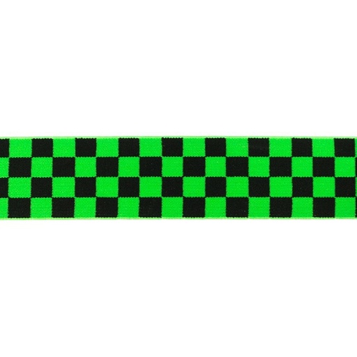 [628R] Elastic Chequered Jacquard
