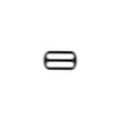 [636R-45440] [636R] Metall Leiterschnallen 25 mm (Anthrazit)