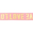 [645R-45485] [645R] Polyamide Elastic Love Gold (Pink)