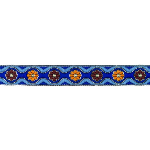 [657R] Jacquard Ribbon Flowers