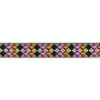 [658R-45674] [658R] Žakárová Stuha Kapky (Černá)
