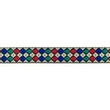 [658R-45678] [658R] Jacquard Ribbon Drops (Cobalt)