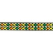 [658R-45679] [658R] Jacquard Ribbon Drops (Orange)