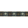 [659R-45688] [659R] Taśma żakardowa Ornament (Granatowy)