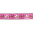 [659R-45689] [659R] Jacquard Band Ornament (Fuchsia)
