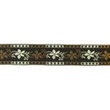 [659R-45693] [659R] Jacquard Band Ornament (Zwart)