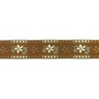 [659R-45695] [659R] Žakárová Stuha Ornament (Čokoláda)