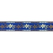 [659R-45698] [659R] Ruban Jacquard Ornement (Cobalt)