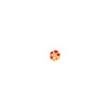 [K005R-42180] [K005R] Wooden Button Round With Motif (Gerbera)