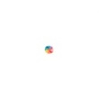 [K008R-42115] [K008R] Wooden Button Round Small (Pinwheel)