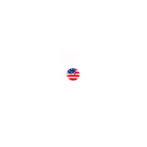 [K008R] Wooden Button Round Small