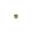 [K009R-42257] [K009R] Wooden Button Butterfly Digital (Light Blue)