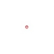 [K019R-43223] [K019R] Button With White Border (Red)