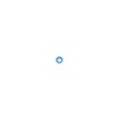 [K019R-43227] [K019R] Button With White Border (Aqua)