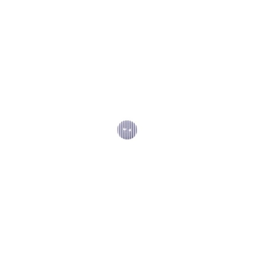 [K022R] Button With Stripe