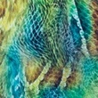 [S621L-64353] [S621L] Viscose Mix Digital 2 (Sea Snake)