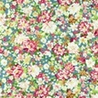 [S676R-64867] [S676R] Poplin Printed Flowers 3 (Jeans)