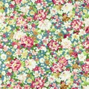 [S676L-64867] [S676L] Poplin Printed Flowers 3 (Jeans)