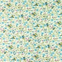 [S677R-64870] [S677R] Poplin Printed Flowers 4 (Blue)