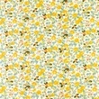 [S677L-64869] [S677L] Poplin Printed Flowers 4 (Yellow)