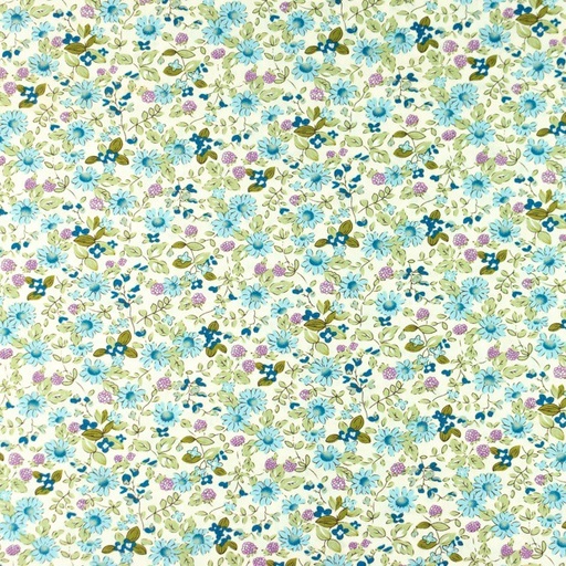 [S677L] Poplin Printed Flowers 4