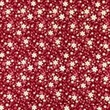 [S686R-64897] [S686R] Poplin Printed Flowers 13 (Bordeaux)