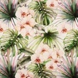 [S934R-181261] [S934R] Poplin Digital Printed Mix 4 (Orchid)